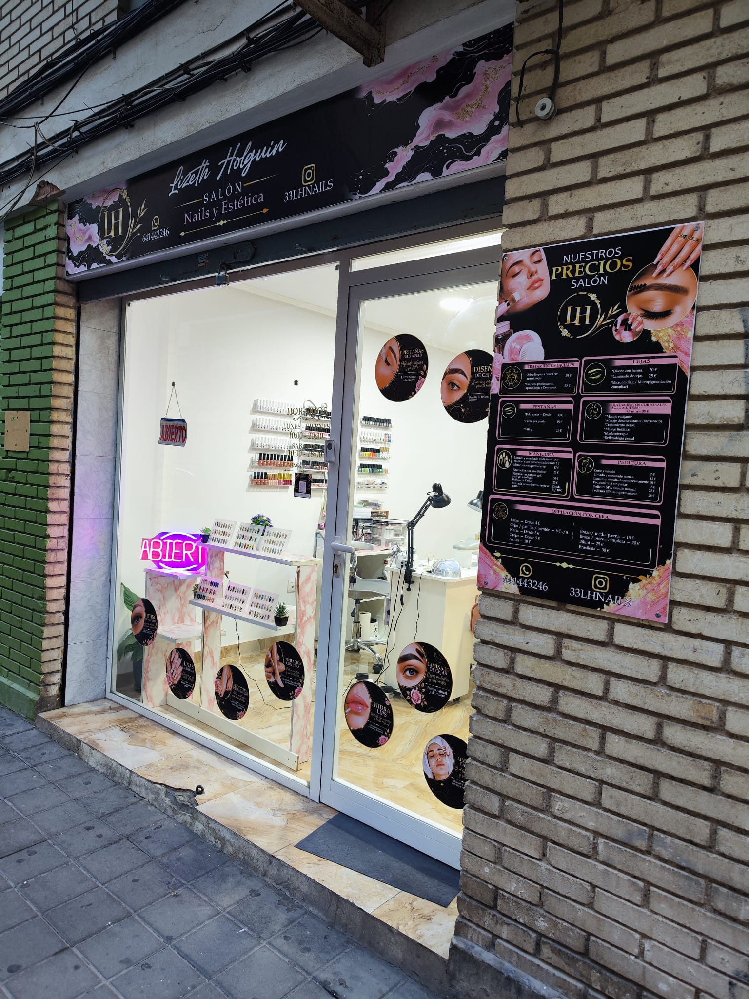 Fachada de Salon LH - Lizeth Holguin